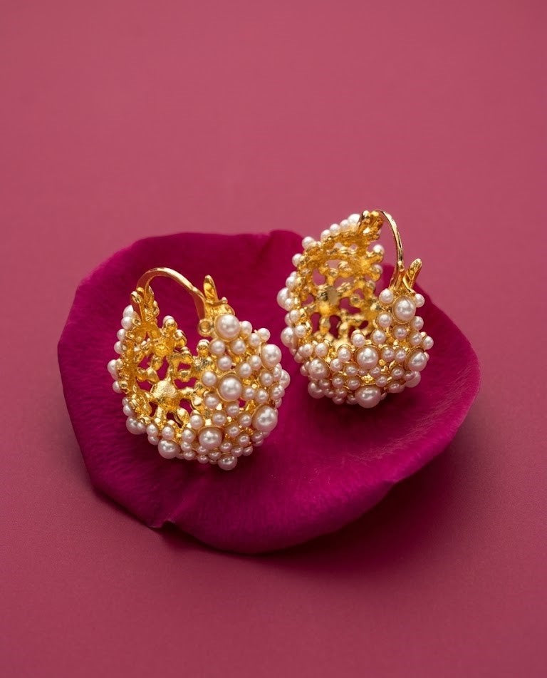 Ameera Pearl Radiance Stud Earrings