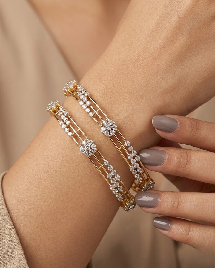 Pushpjyoti Diamond Bangles