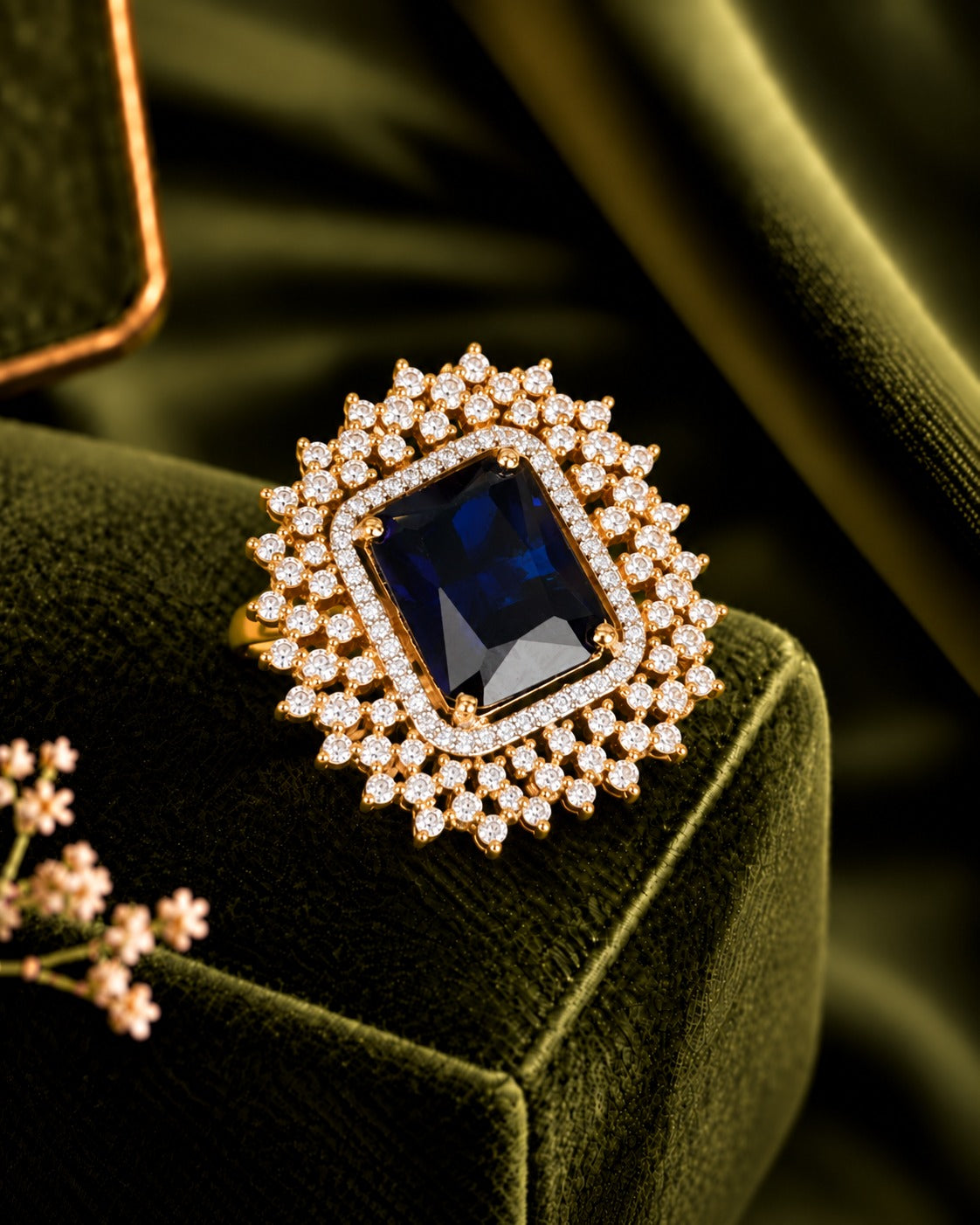Aurelia Royale Adjustable Statement Ring