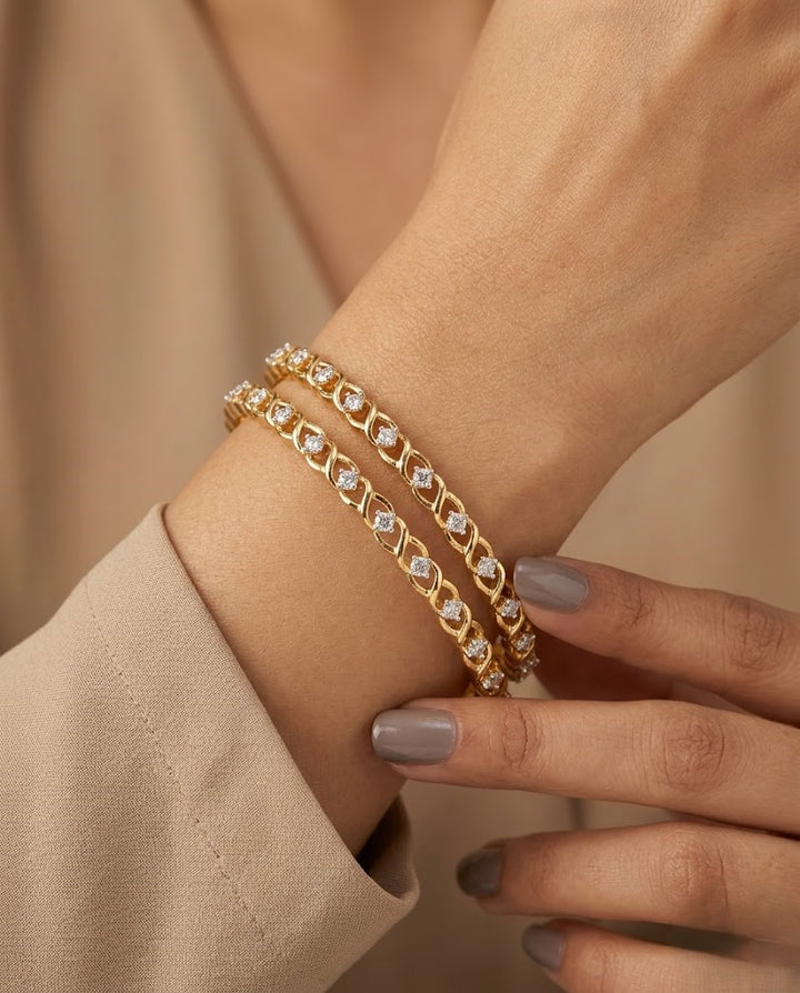 Swarnlata Diamond Bangles