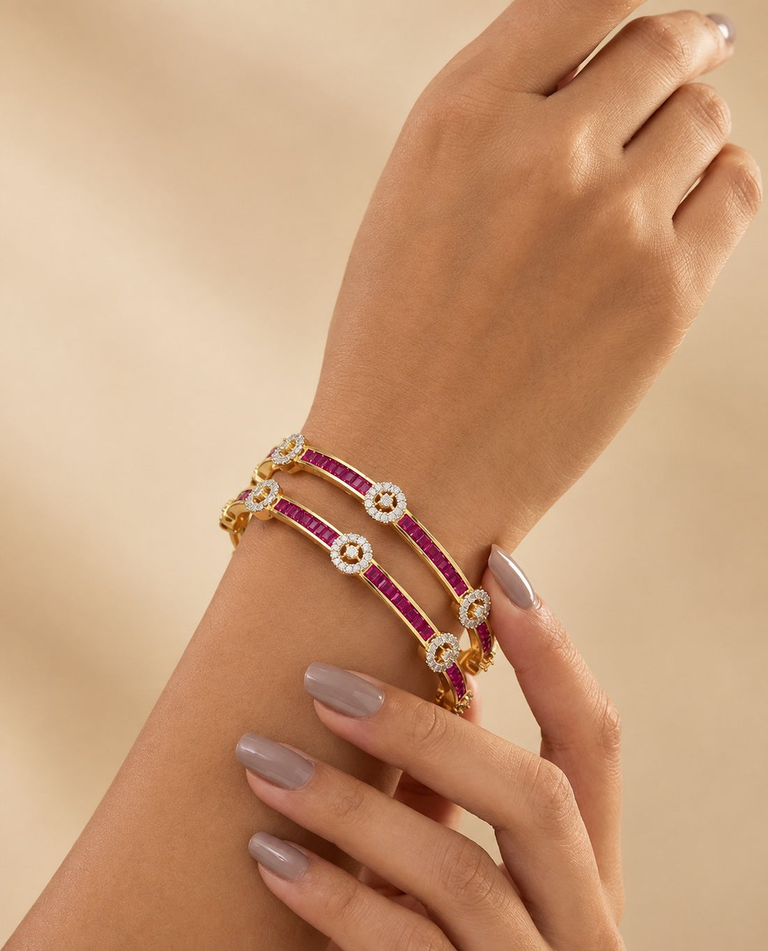 Neelakshi Royale Sapphire Bangles for Women