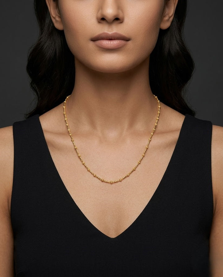 Meher Noor Beaded Daily Wear Chain for Women
