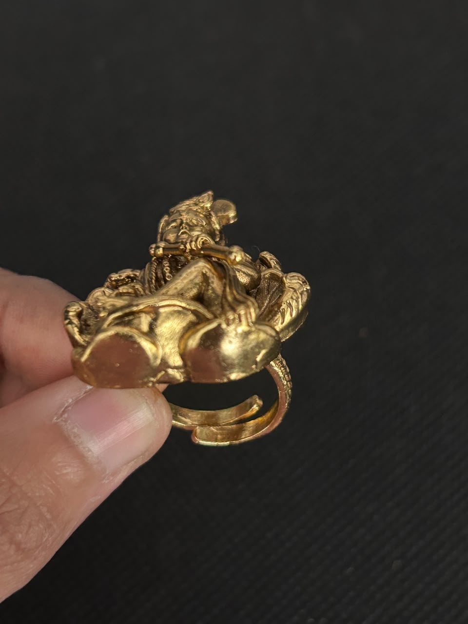 Shyam Murli Heritage Adjustable Ring