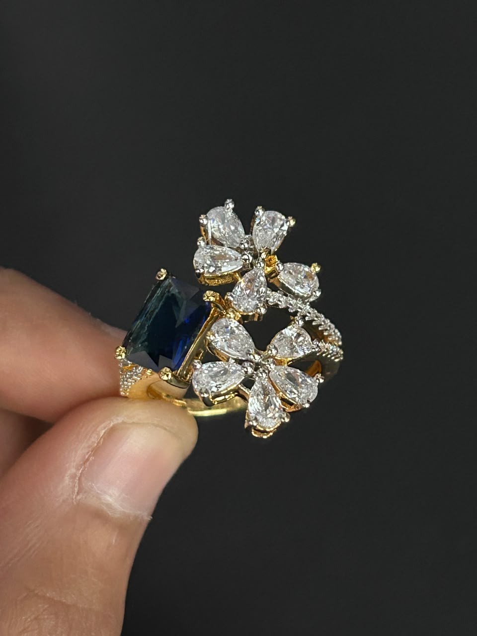 Aurelia Bloom Adjustable Statement Ring