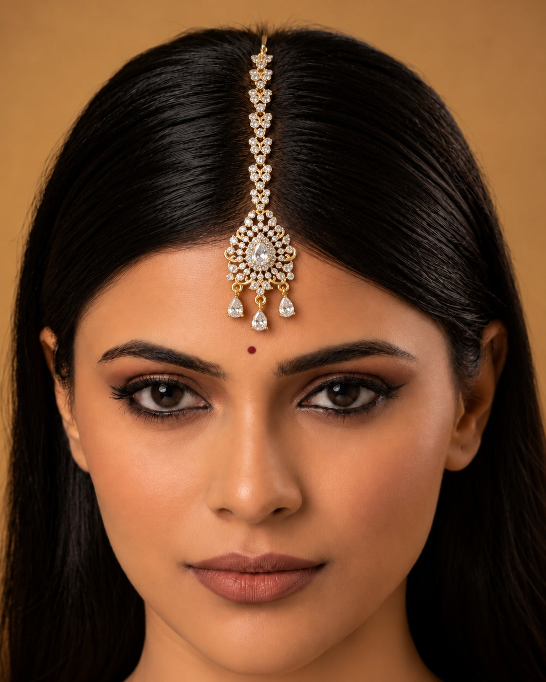 Royal Teardrop Bridal Maang Tikka
