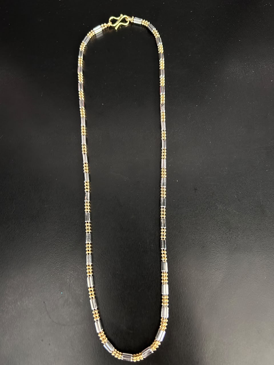 Zivara Dual-Tone Tube & Bead Chain