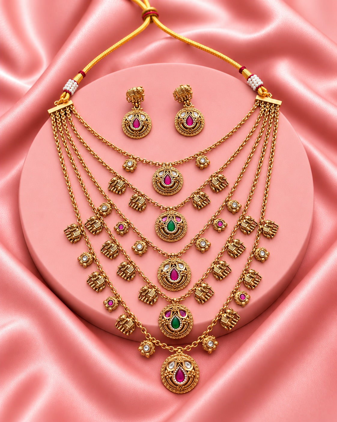 Royal Heritage Multi Layer Necklace Set