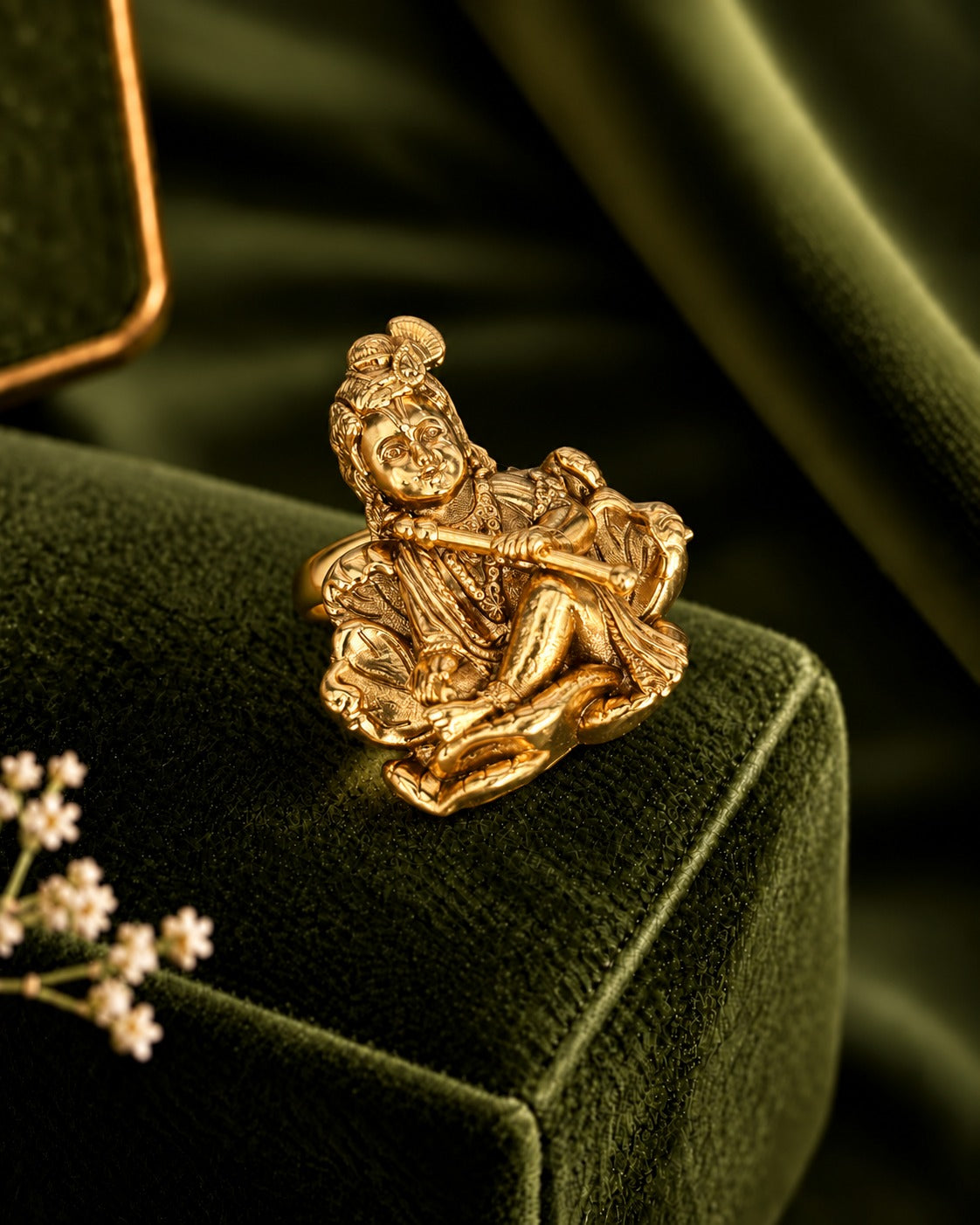 Shyam Murli Heritage Adjustable Ring