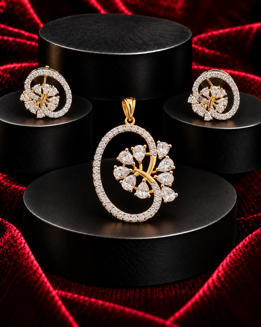 Zarisha Bloom Pendant Set