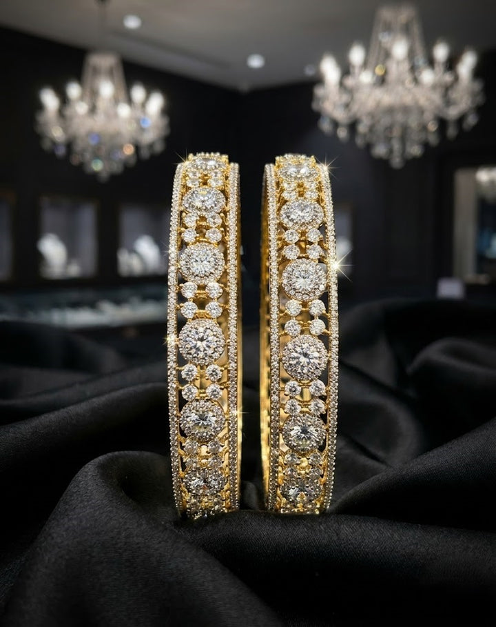 Luxury Diamond Look Bangles for Women | Festive & Wedding Wear