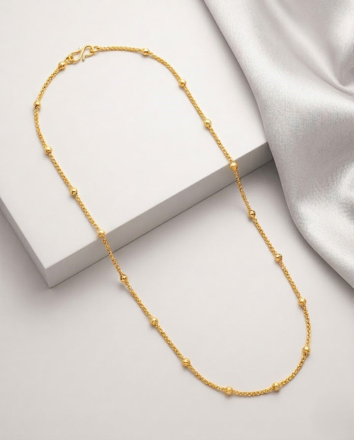 Elegant Pearl Dot Daily Wear Chain for Women