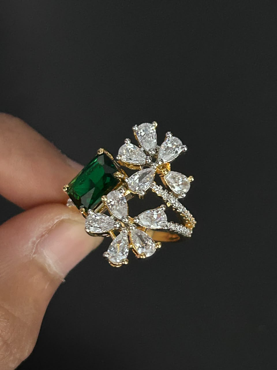 Aurelia Bloom Adjustable Statement Ring