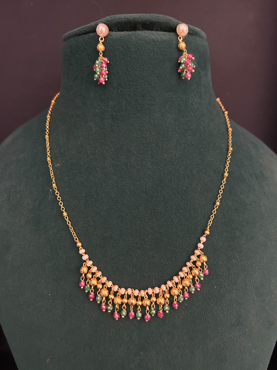 Gulnaar Beaded Designer Mala Set