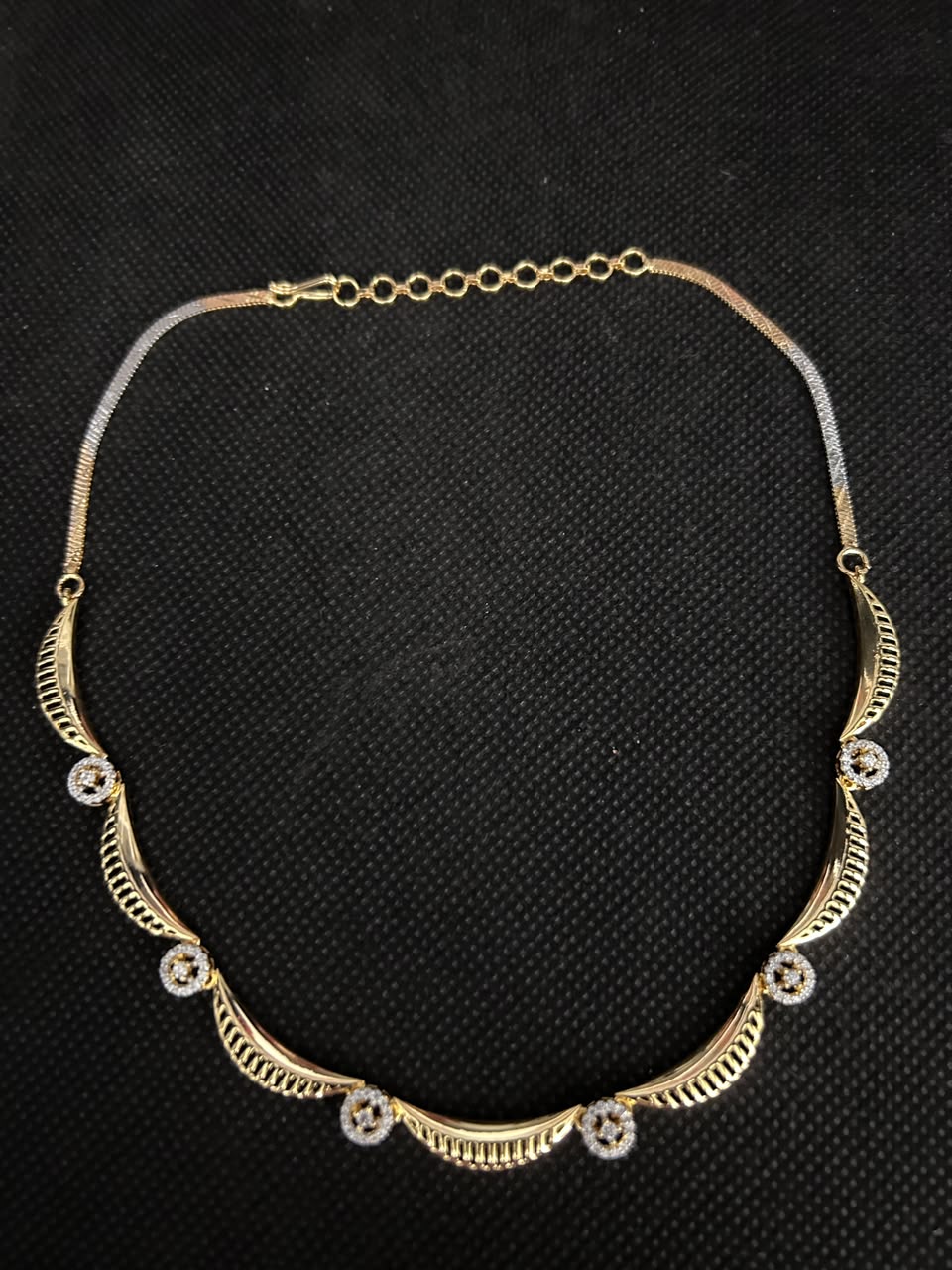 Celestial Swirl Collar Necklace