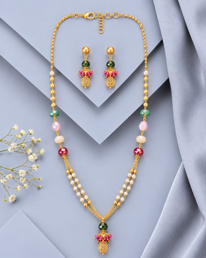 Royal Beaded Mala Set