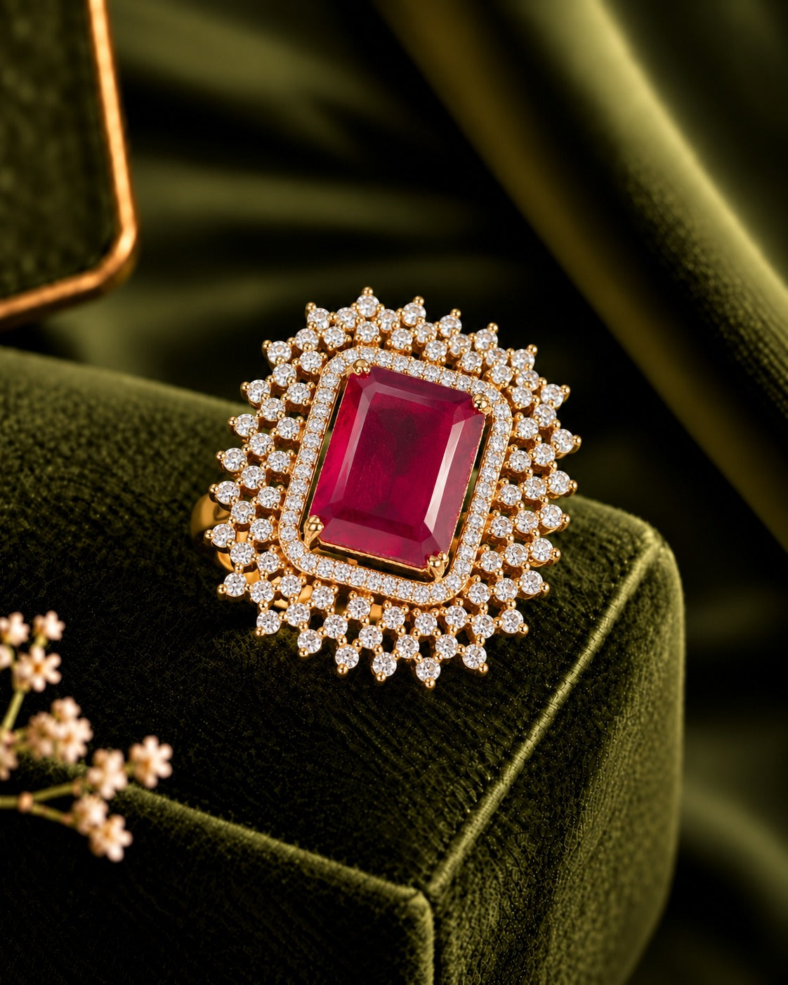 Aurelia Royale Adjustable Statement Ring