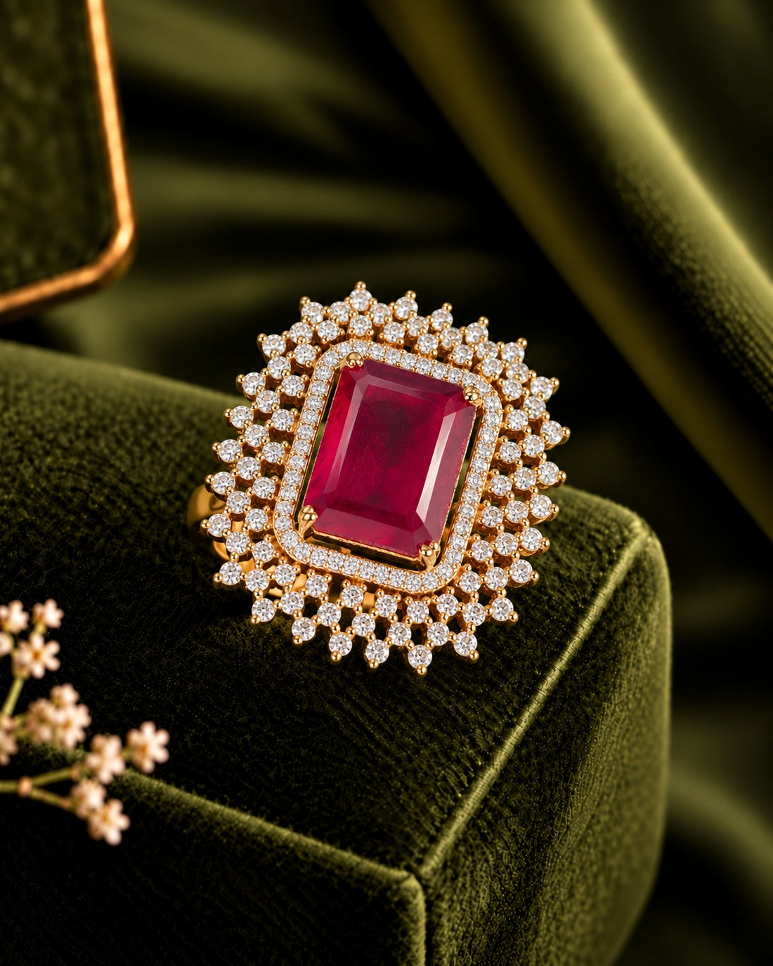 Aurelia Royale Adjustable Statement Ring