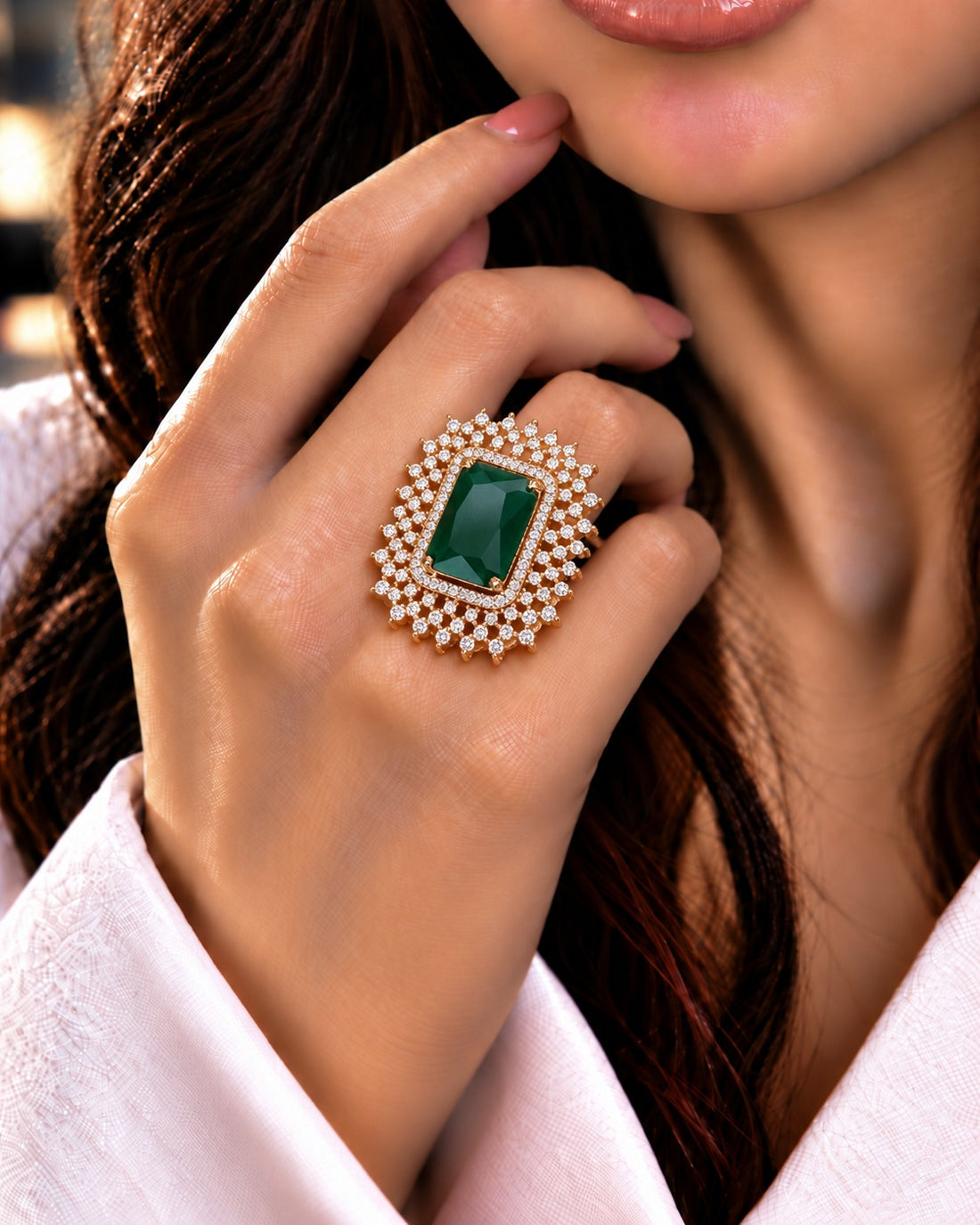 Aurelia Royale Adjustable Statement Ring