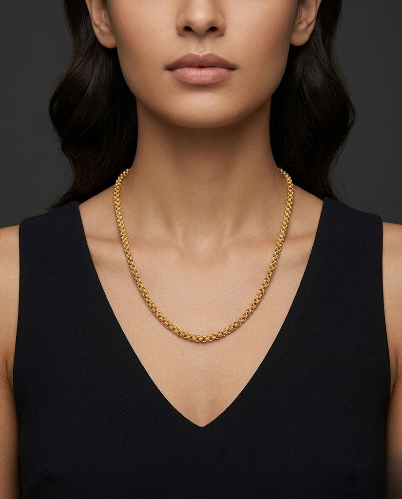 Veera Luxe Gold-Tone Designer Chain