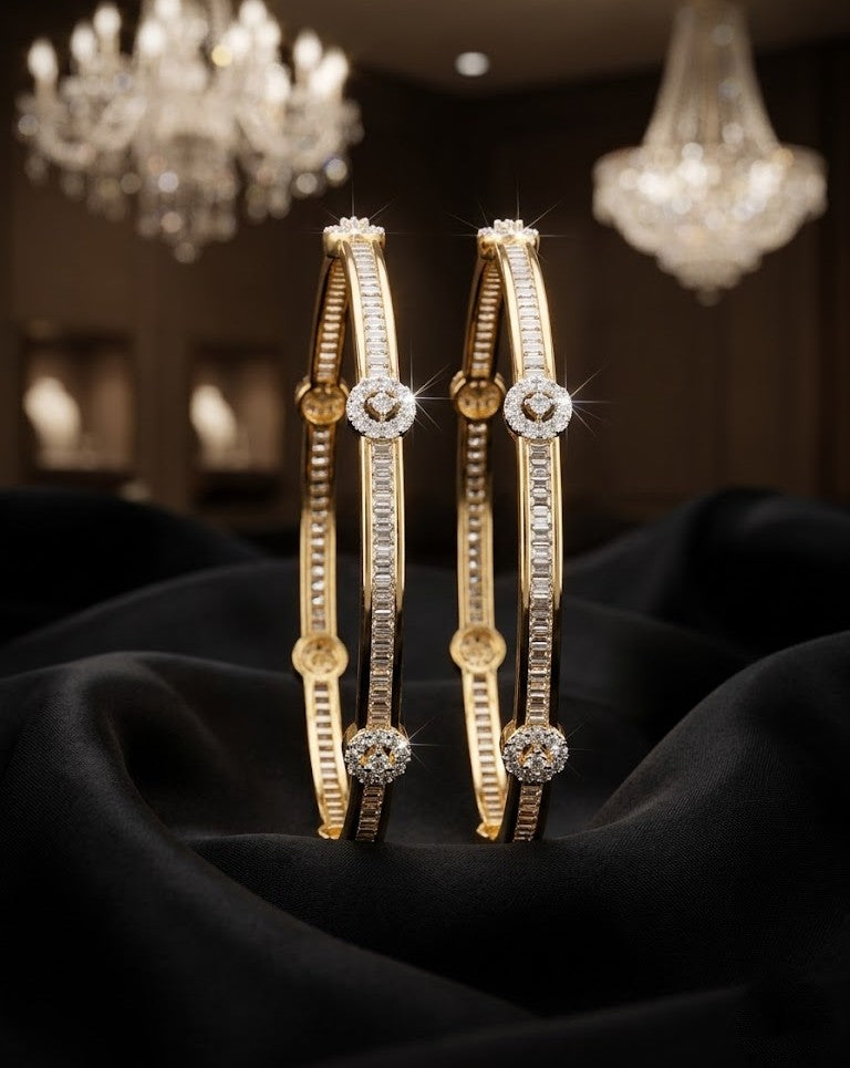 Jyotirekha Diamond Bangles