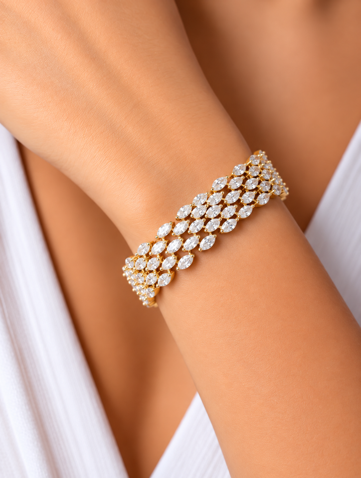 Celestia Marquise Cascade Bracelet