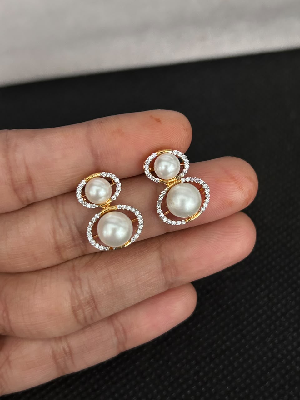 18 Inch Pearl Halo Mangalsutra Set