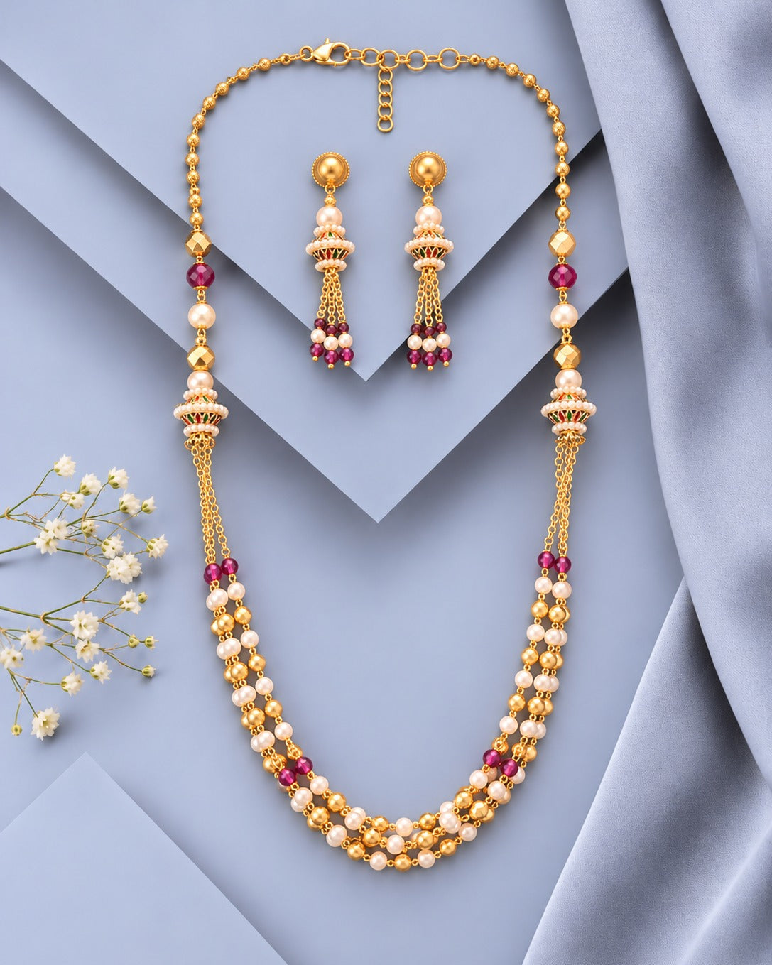 Pearl Designer Mala Set