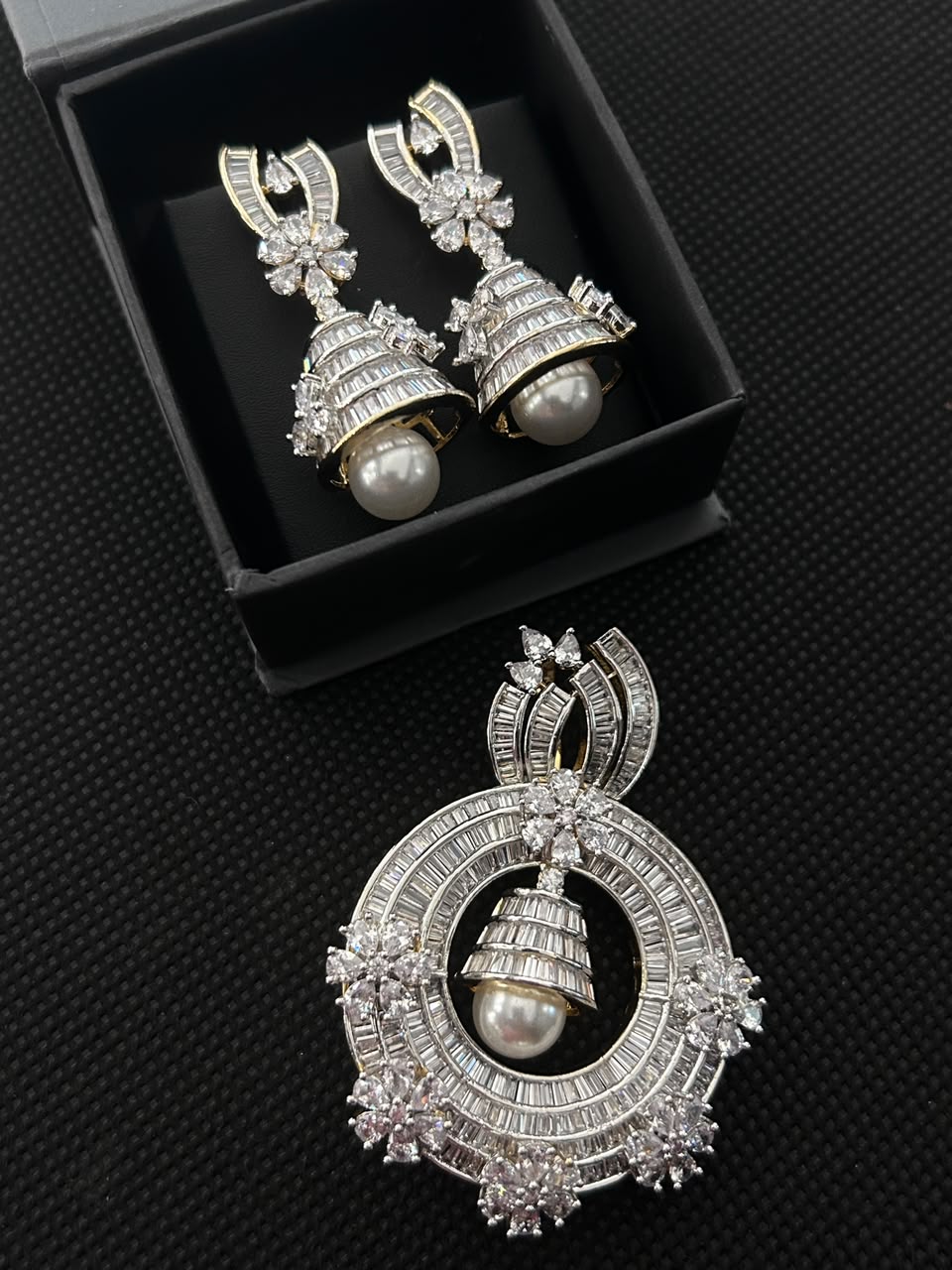Noorika Pearl Pendent  & Earrings For Women