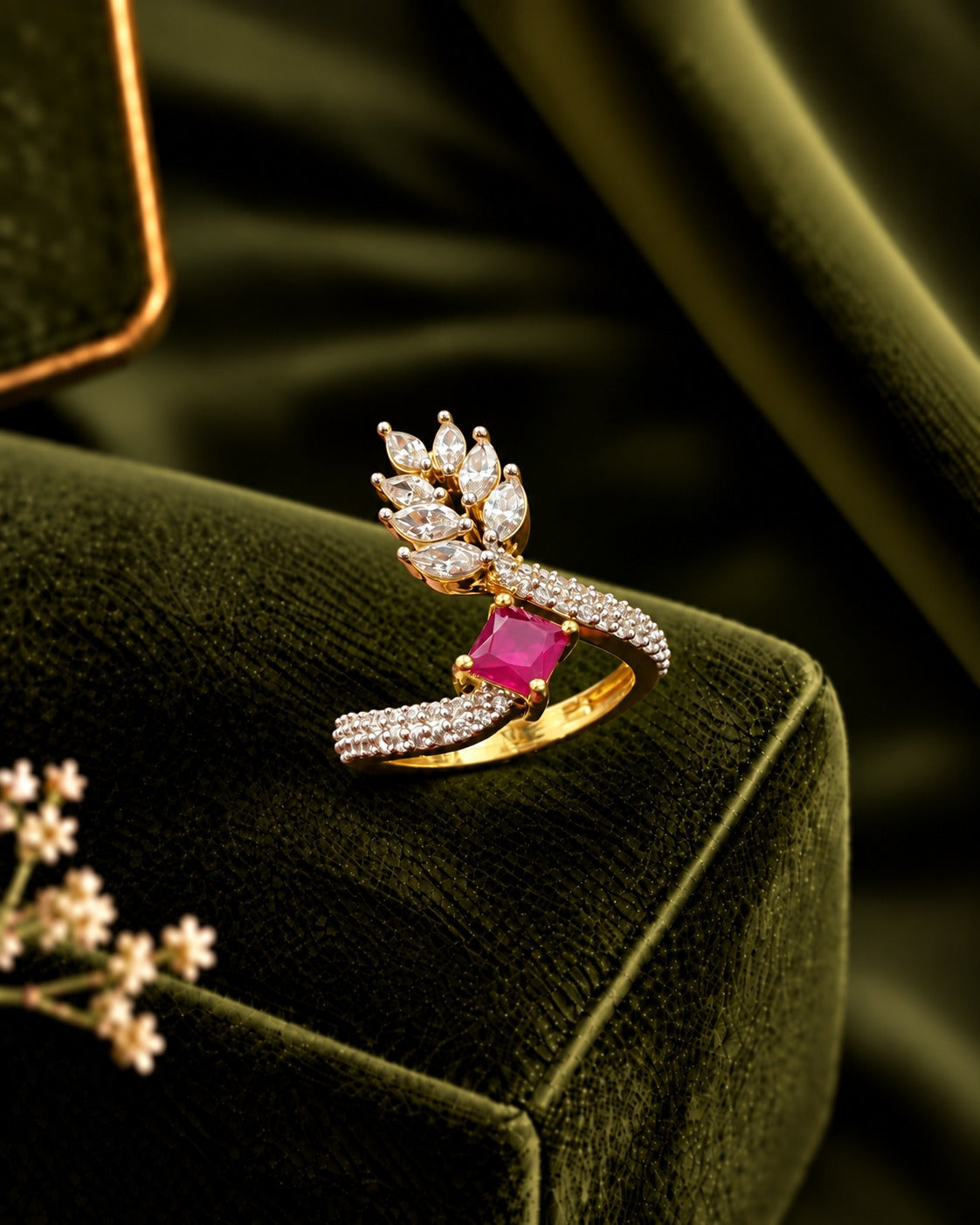 Vanya Vine Adjustable Ring