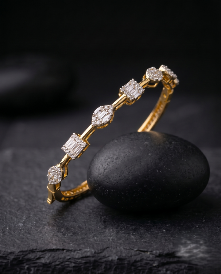 Ishanvi Crystal Link AD Bracelet