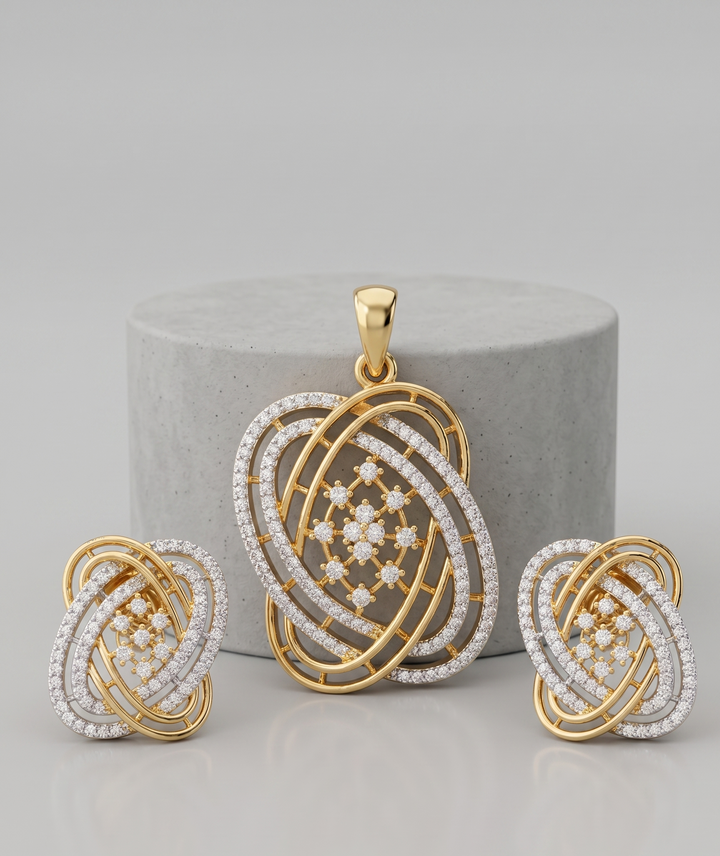 Nakshatra Orbit Pendant Set
