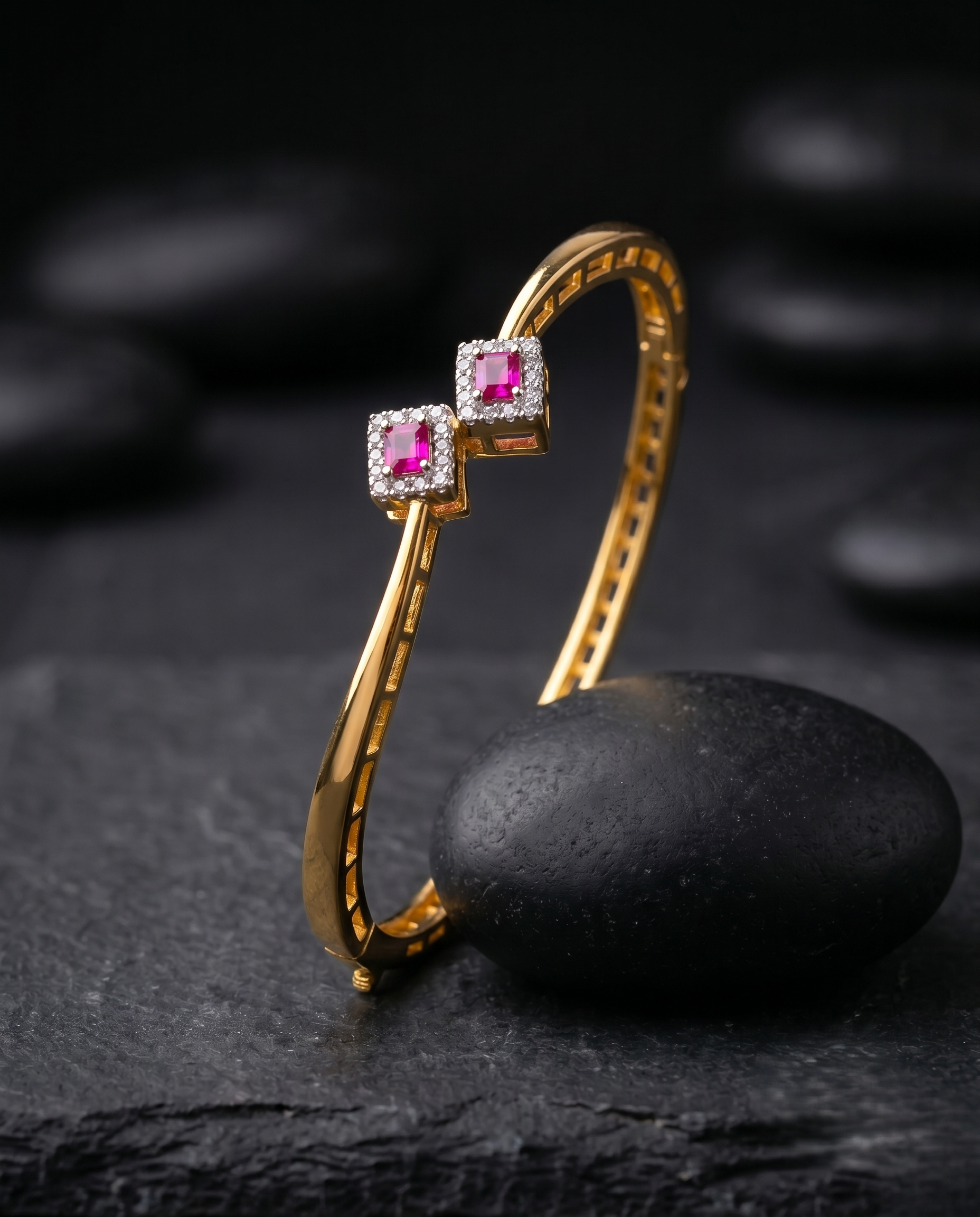 Vaidehi Royale Baguette AD Openable Bracelet