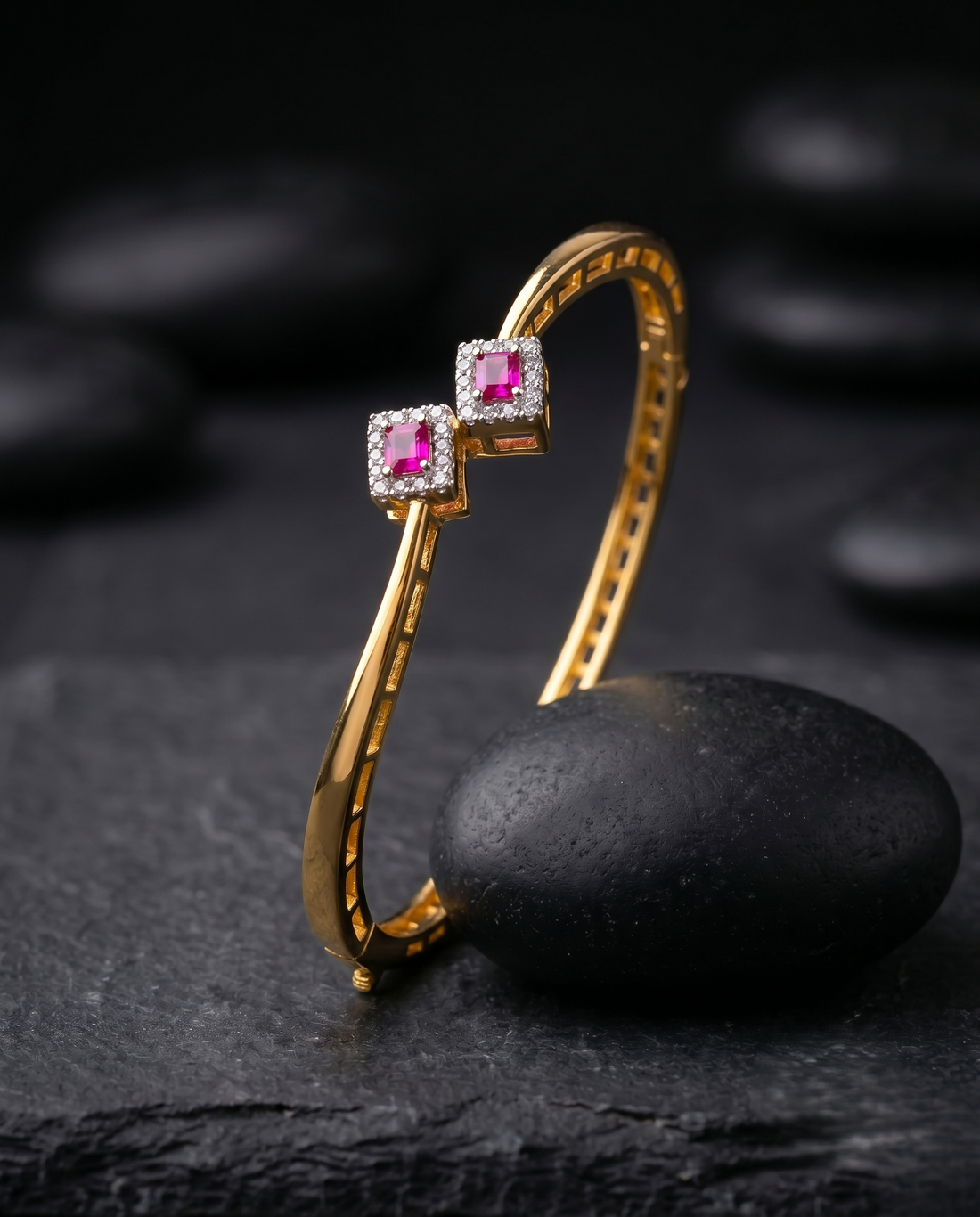 Vaidehi Royale Baguette AD Openable Bracelet