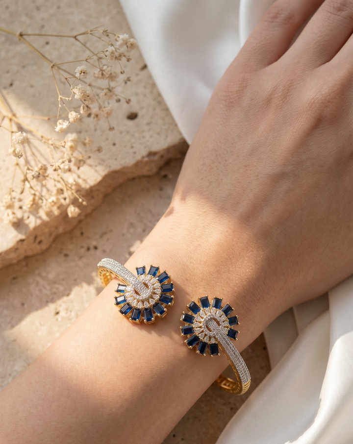 Zariya Elegance Kada Stone Designer Kada for Women