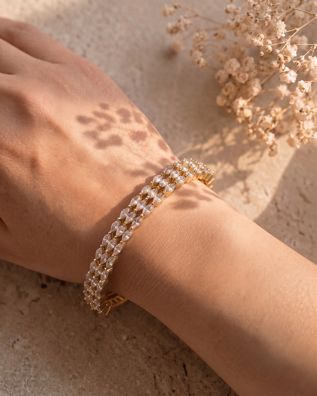 Royale Marquise Crystal Bangle