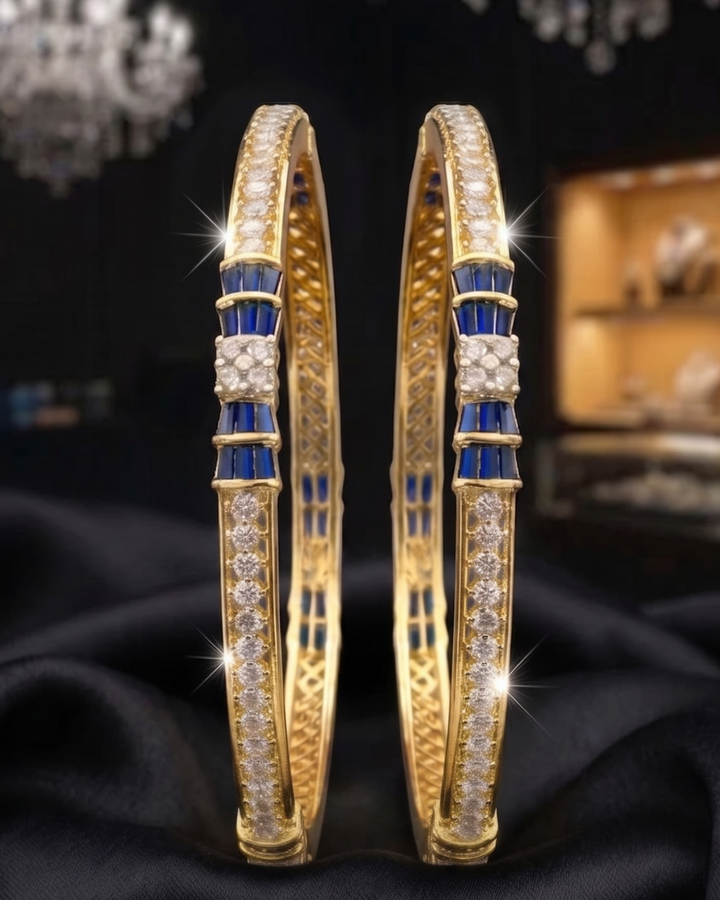 Panna Jyoti Diamond Bangles