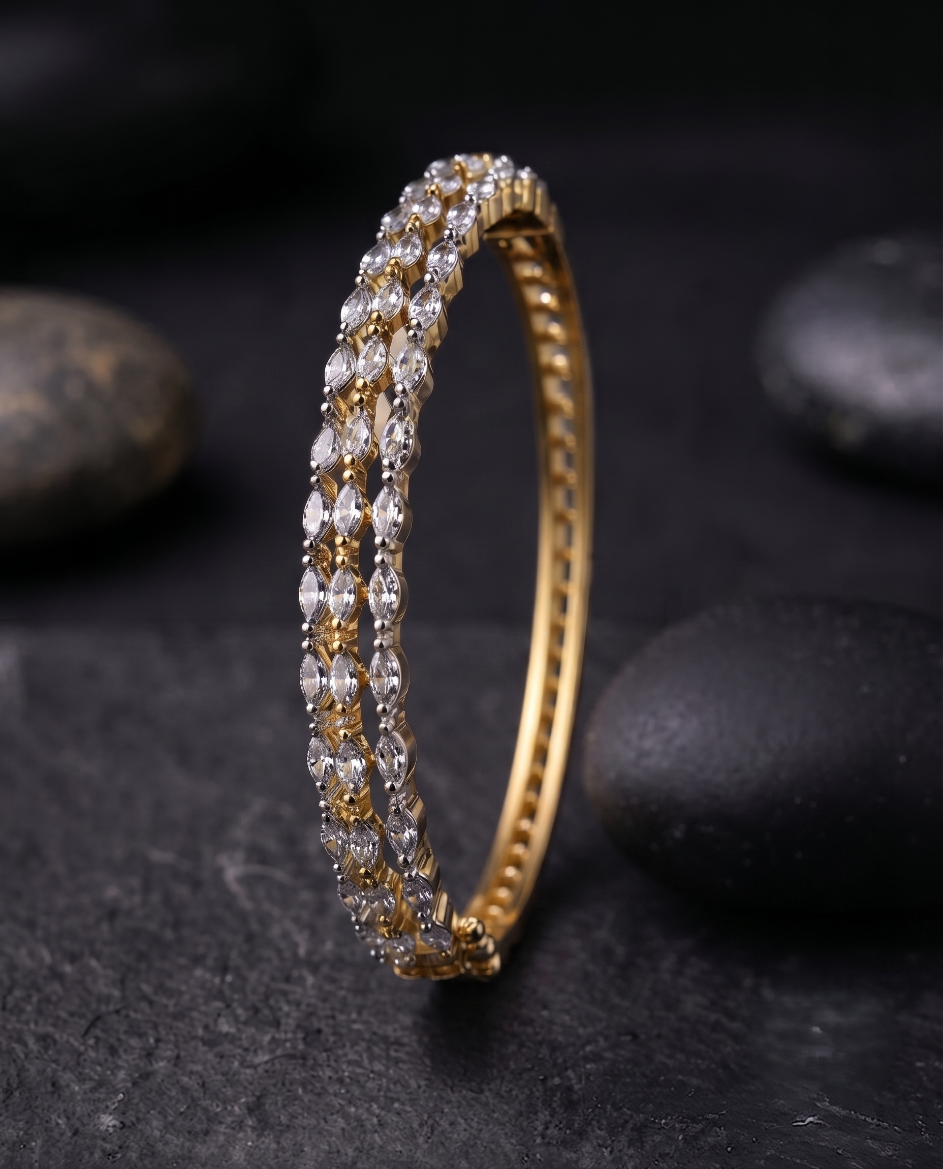 Royale Marquise Crystal Bangle
