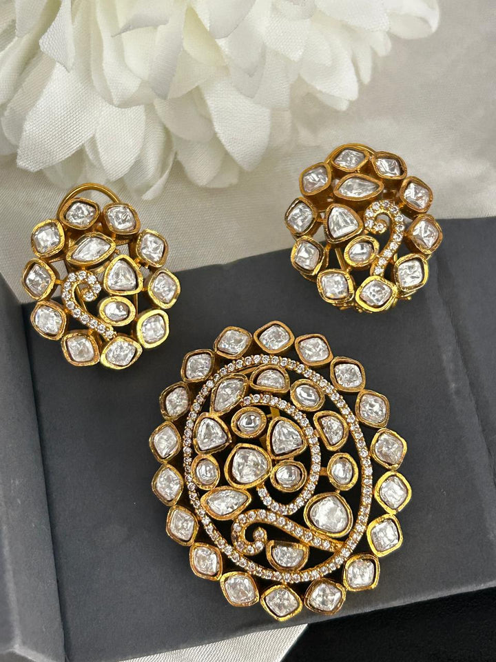 Zarelle Moissanite Pendant Set