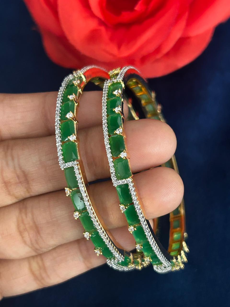 Marakata Panna Bangles