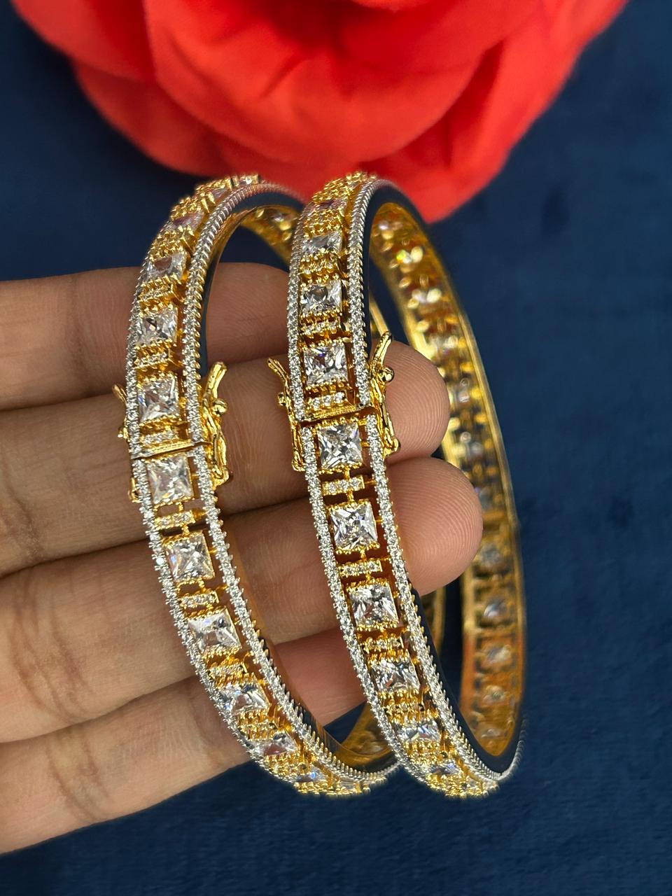 Heerrekha Openable Diamond Bangles