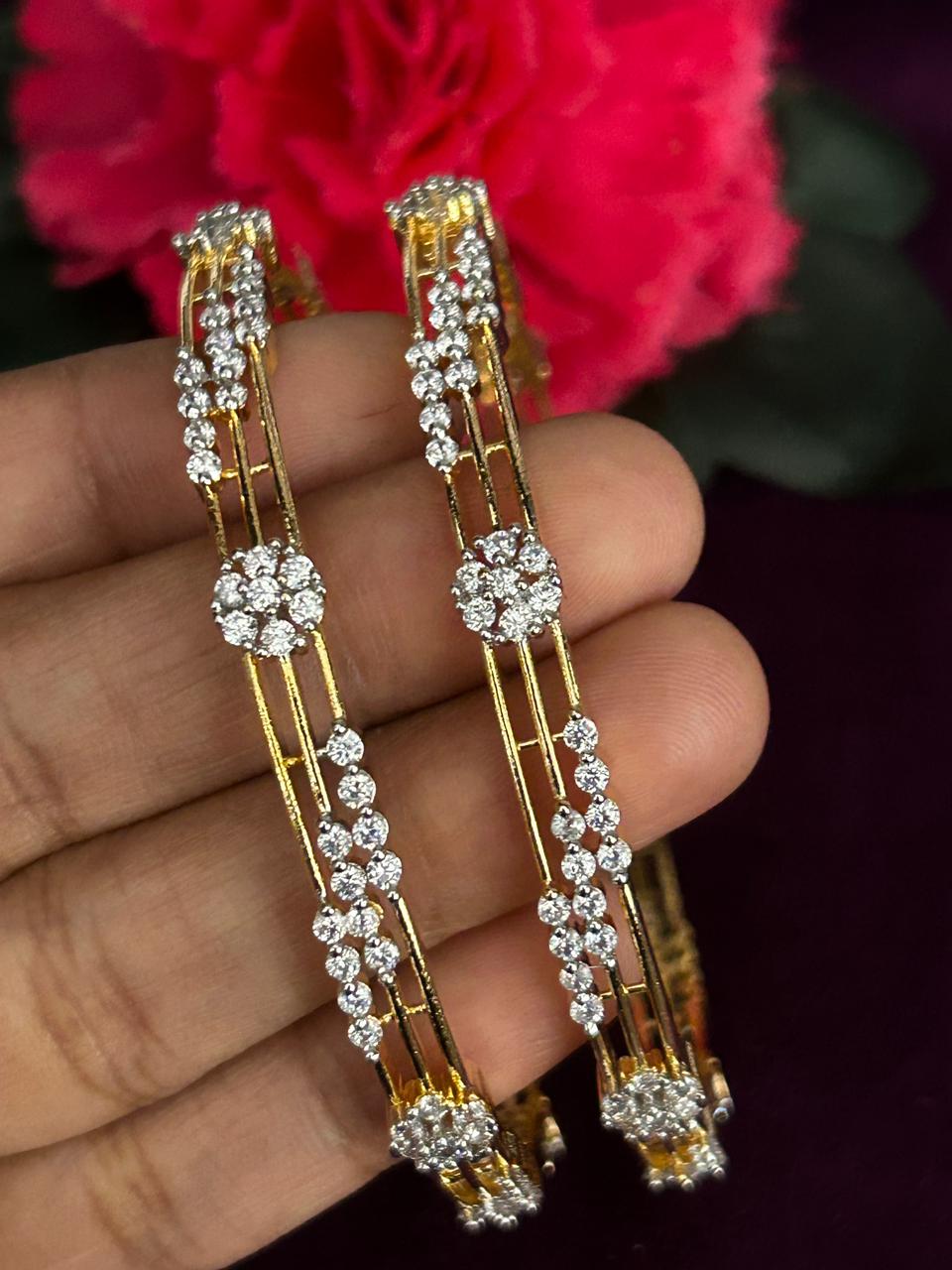 Pushpjyoti Diamond Bangles