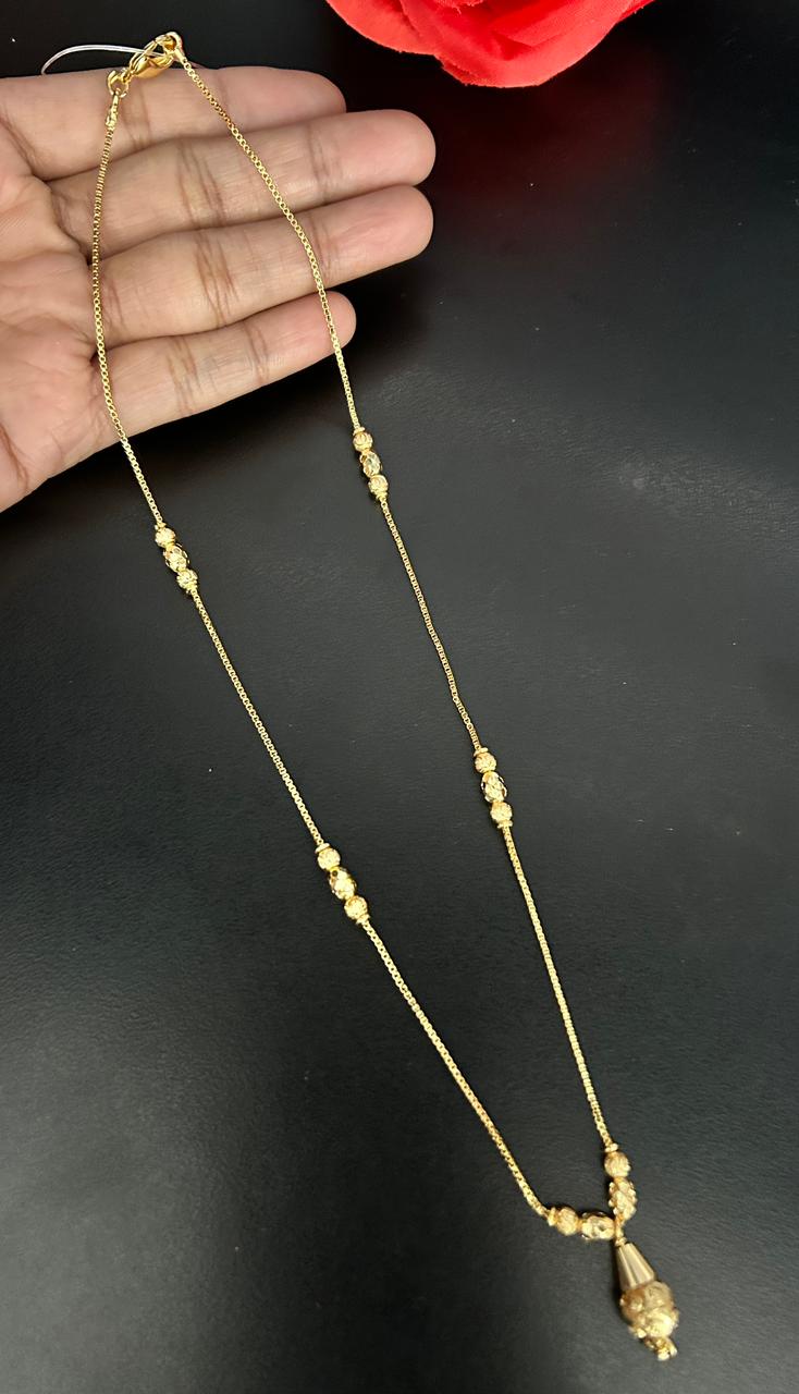 Elegant Daily Wear Gold Finish Chain