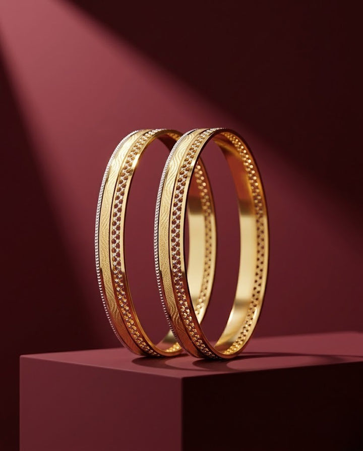 Gold Tone Designer Bangles  Daily Wear Bangles