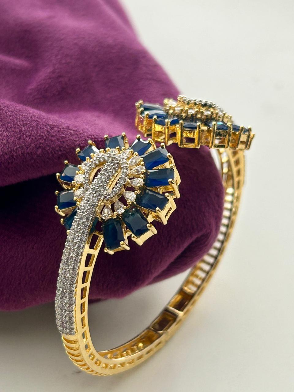 Zariya Elegance Kada Stone Designer Kada for Women