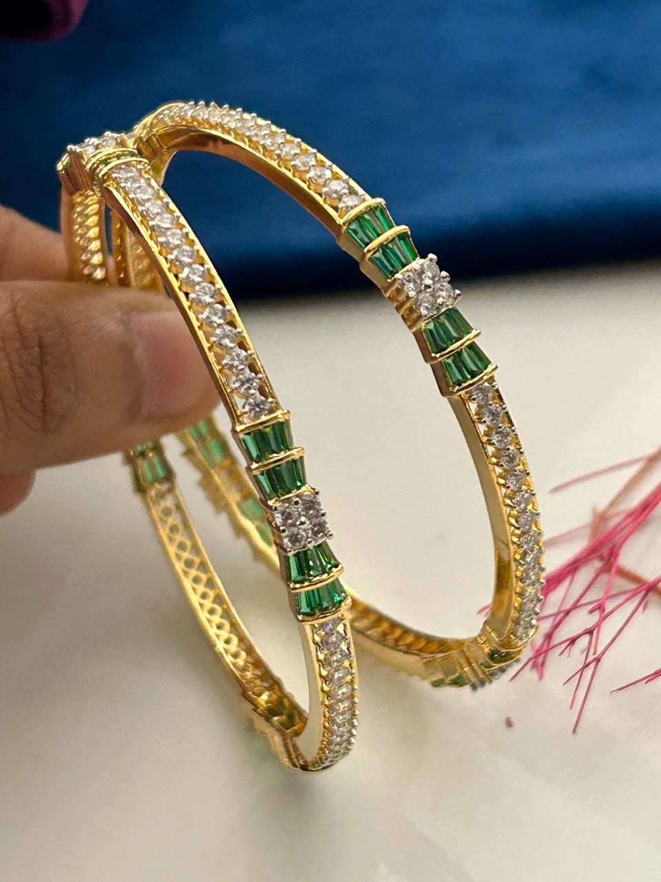 Panna Jyoti Diamond Bangles