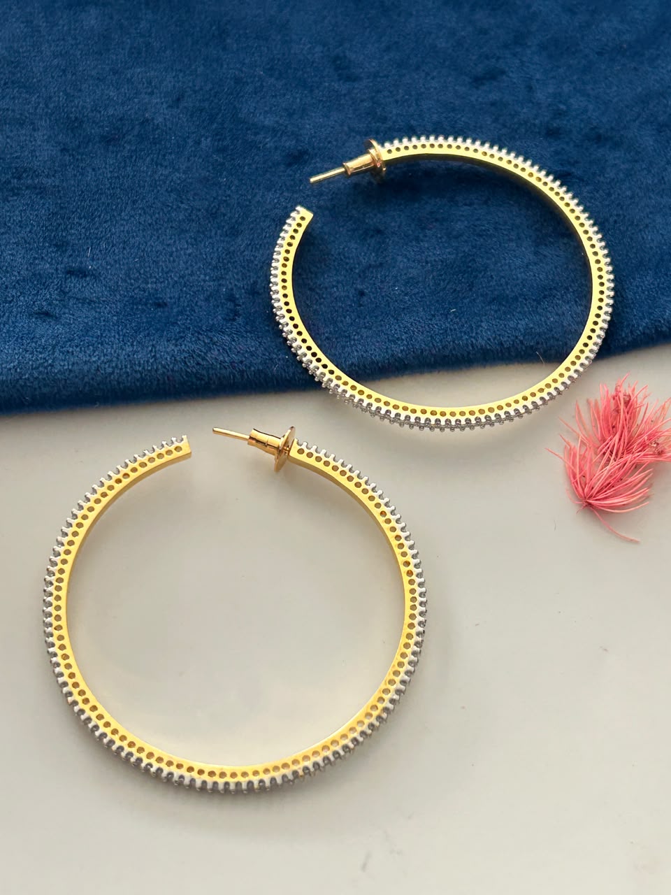 Avira Diamond Hoop Earrings