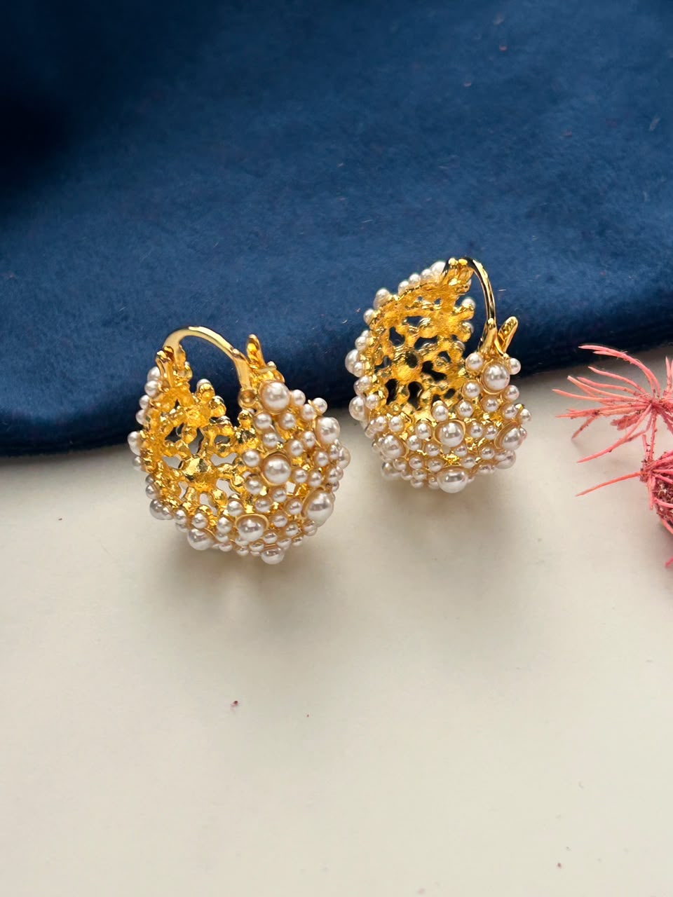 Ameera Pearl Radiance Stud Earrings