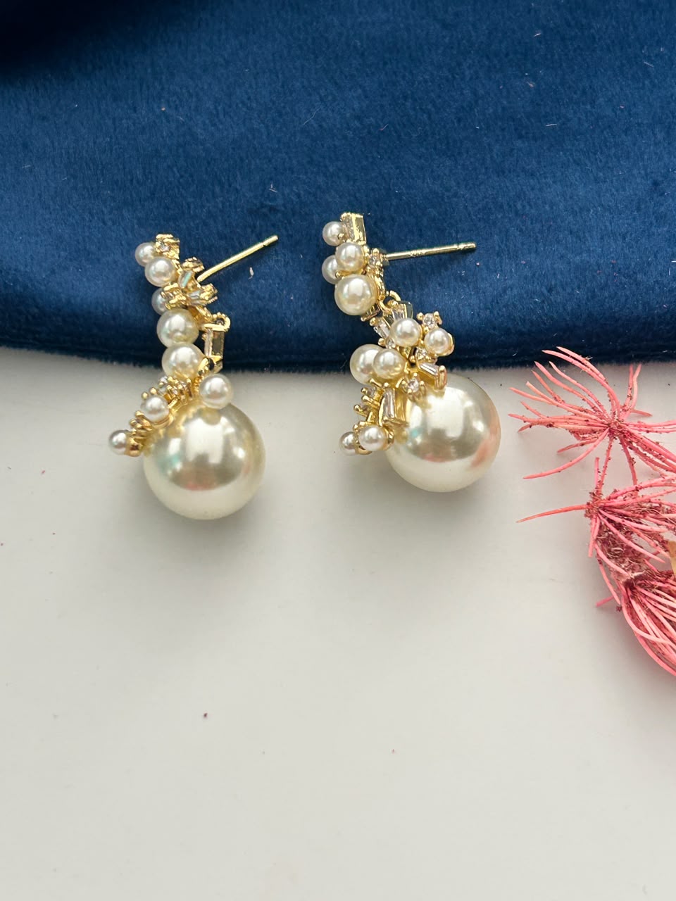 Ameera Pearl Radiance Stud Earrings