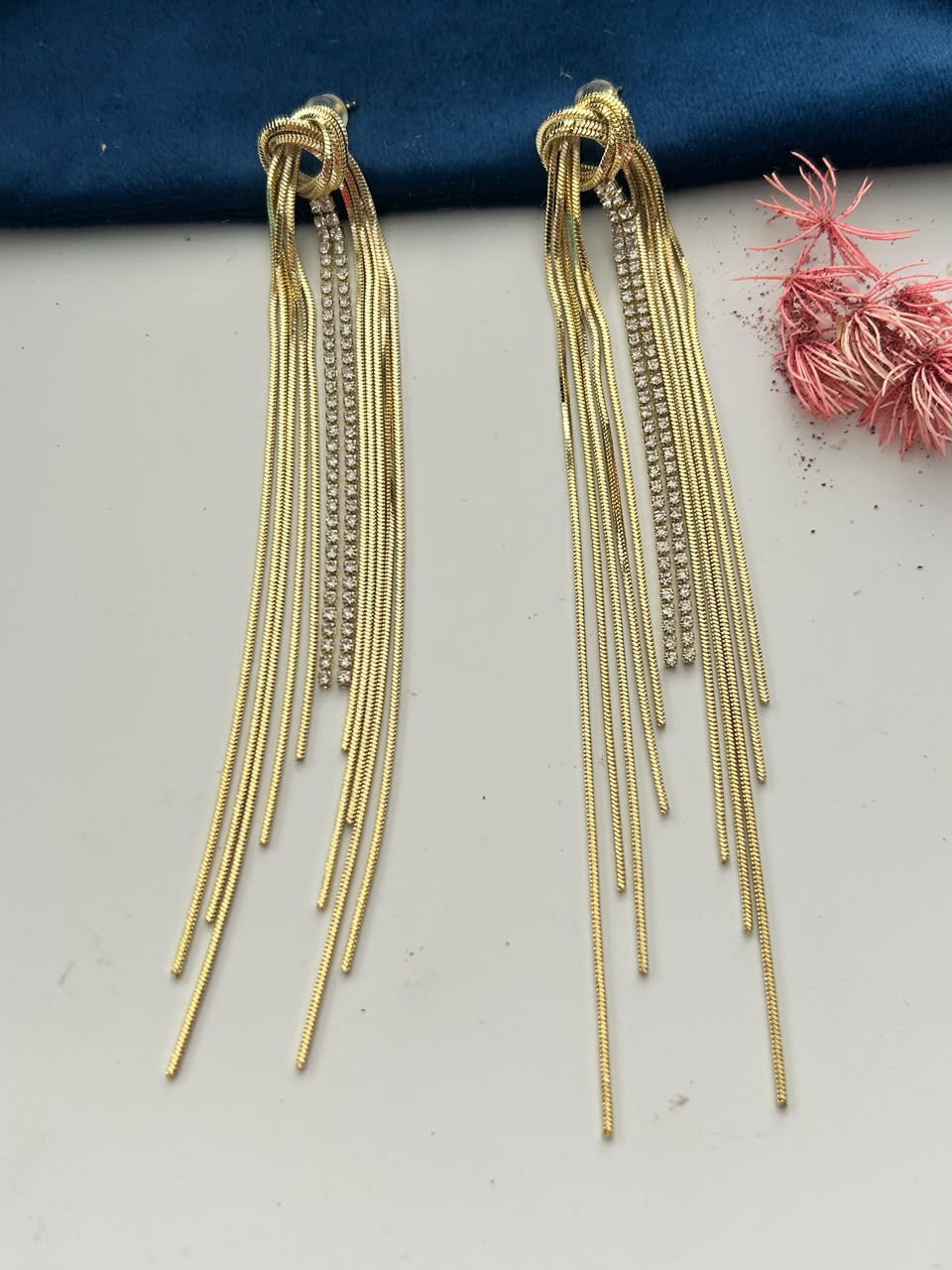 Meher Noor Tassel Drop Earrings