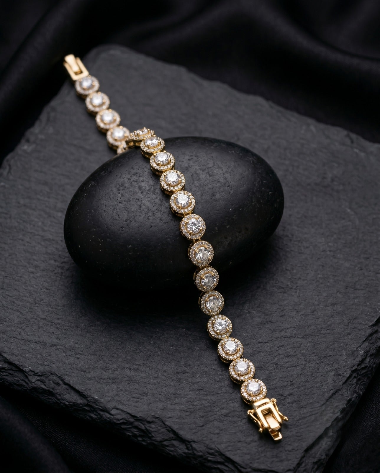 Iraana Halo Spark AD Tennis Bracelet